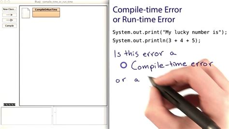 Compile Time And Runtime Errors 2 Intro To Java Programming Youtube