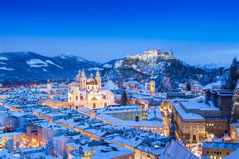 Blue Hour Works Its Magic On Salzburg Austria Mnn