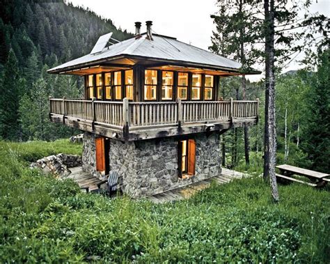 Survival Cabin Plans The Fire Tower Cabin In Montana This Tiny Home