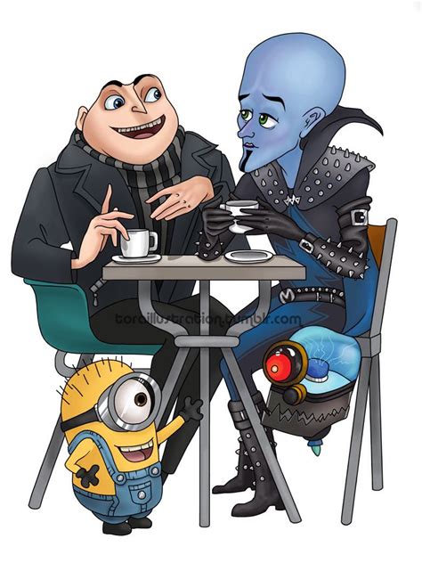 Gru Despicable Me And Megamind Art By Tora Stark To Toraillustration