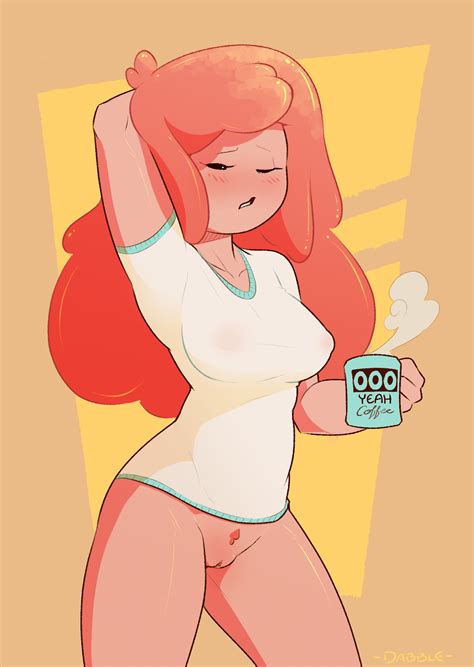 Rule 34 1girls Adventure Time Blush Bottomless Breasts Coffee Dabble