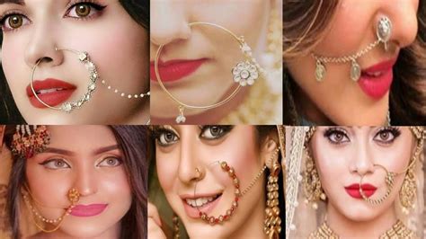 Beautiful Nath Designs For Brides 2019 Latest Bridal Nose Pin Design 👰 Youtube