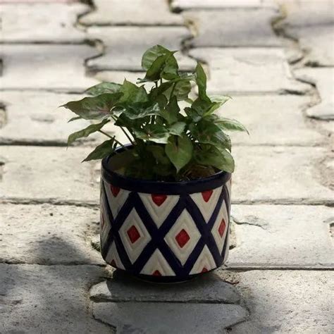 Multicolor Round Ceramic Planters For Plants Ceramic Pots By Brahmz