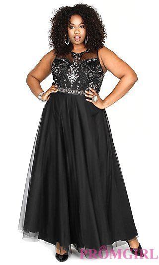 Full Figure Dresses And Plus Size Prom Gowns Promgirl Plus Size Prom