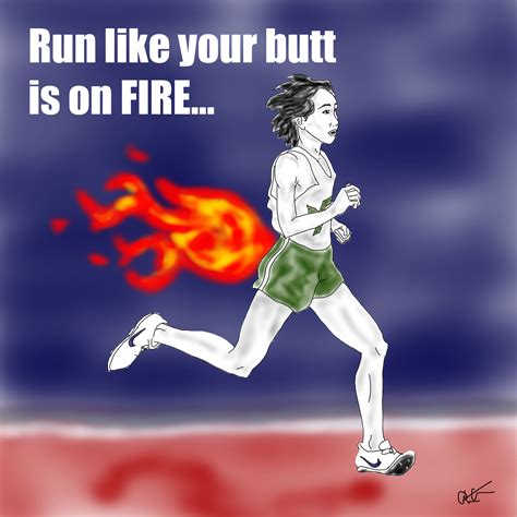 Booty Lock The Runners Struggle Against Fire On The Butt