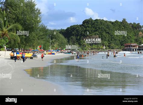 Malaysia Kedah State Andaman Sea Langkawi Island Pantai Cenang Beach