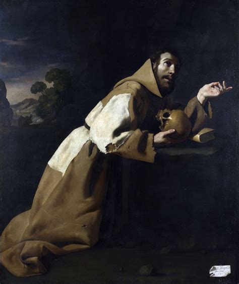 Francisco De Zurbarán Spanish 15981664 Baroque Saint Francis In