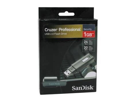 Sandisk Cruzer Professional 1gb Flash Drive Usb20 Portable 256bit