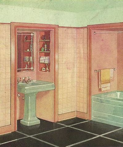 All that said, these american standard designs do. c. 1930 | Retro bathrooms, Retro, Bathroom