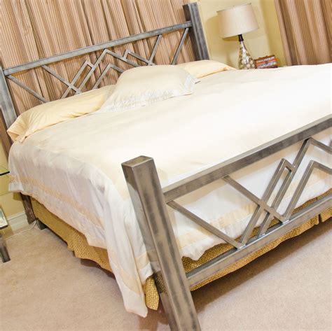 W Bed Steel Bed Made In The Usa Boltz Steel Furniture Bed Frame