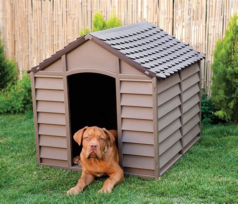 Dog Kennel Plastic Durable Outdoor Dog Dogs Home Shelter Shed Kennel