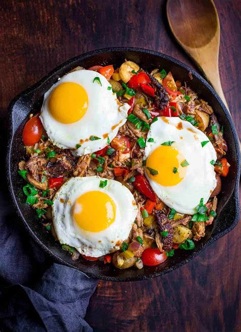 Pulled Pork Breakfast Hash Recipe Vindulge