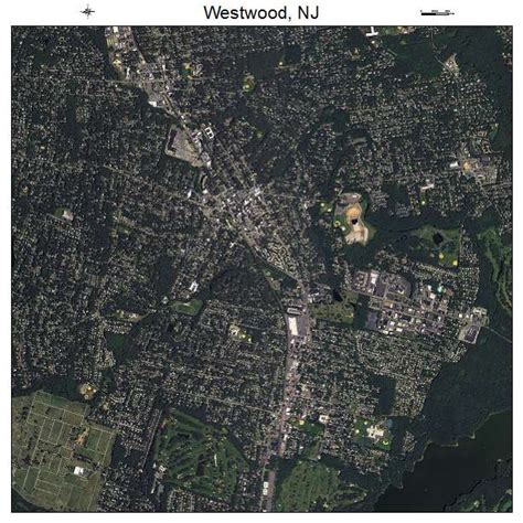 Aerial Photography Map Of Westwood Nj New Jersey
