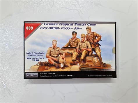 135 Tristar 009 German Tropical Panzer Crew Cw 1 Wounded Soldier