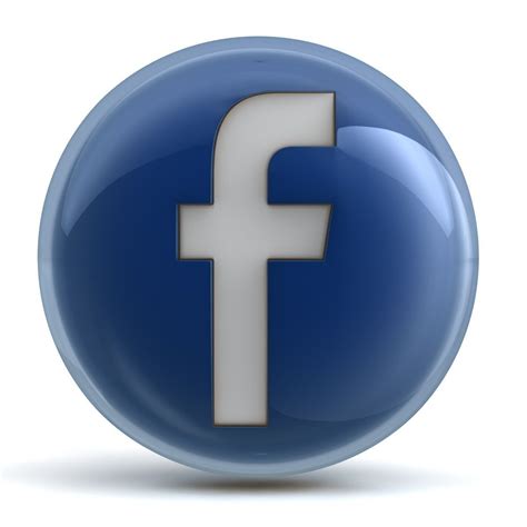 Facebook Icon 3D Model .obj .3ds .fbx .c4d - CGTrader.com
