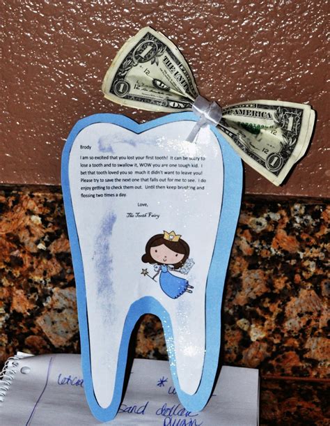 Its For My Kid Tooth Fairy Notes