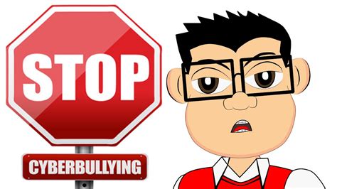 Stop Cyber Bullying Cartoon