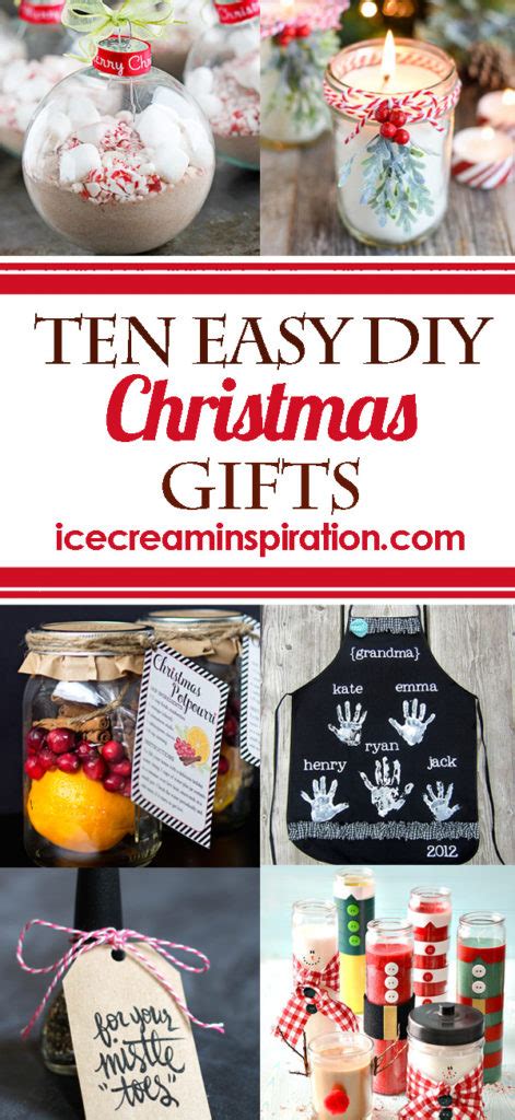 My favorite paper boutique carries some of the now i've graduated to diy patterns on my christmas wrapping paper. 10 Easy DIY Christmas Gifts - Ice Cream and Inspiration