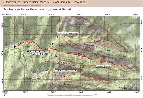 Joes Guide To Zion National Park Taylor Creek Trail