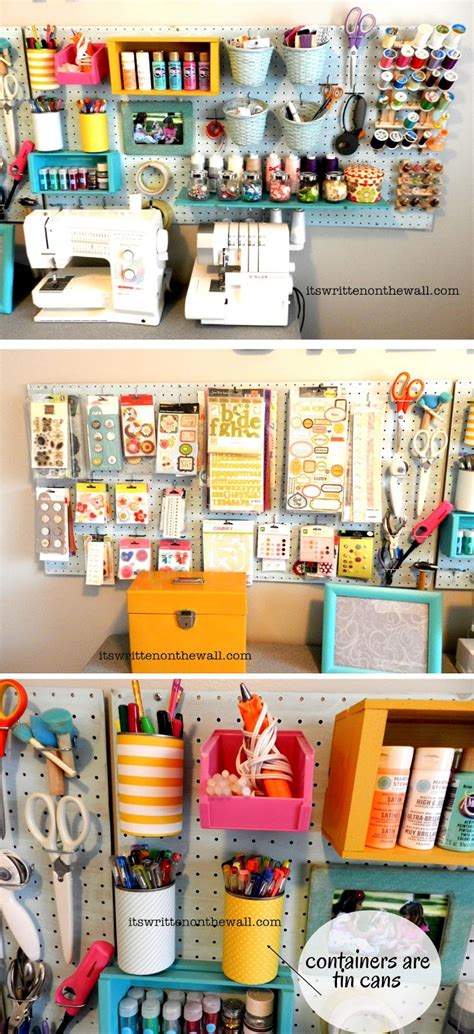 Its Written On The Wall Craft Room Organizing Ideas How