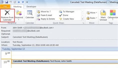 How To Remove Canceled Meetings From Outlook Calendar Tactfully