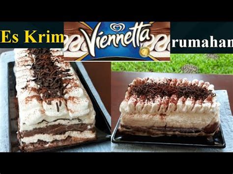 Siapkan whipped cream dan tambahkan air. Cara membuat es krim Viennetta rumahan - resep ice cream ...
