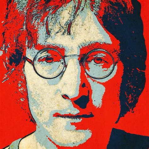 John Lennon Pop Art Beatles Pop Art Illustration Pop Art Andy