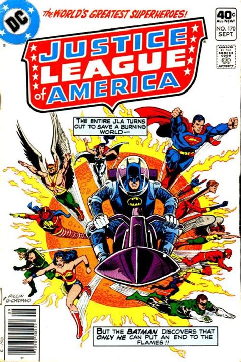 Comic Book Covers Justice League Of America 170 September 1979