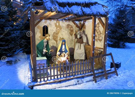nativity scene editorial photo image of ceremony history 28670096