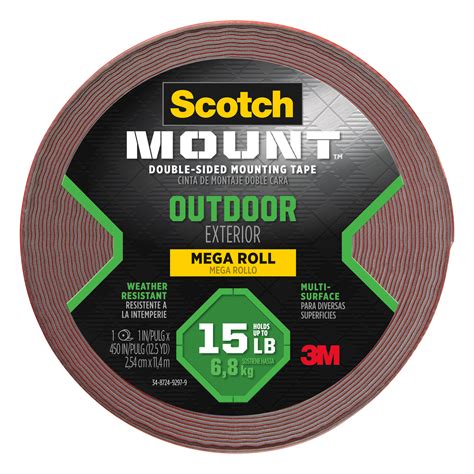 Scotch 25cm X 114m Outdoor Double Sided Mounting Tape Bunnings