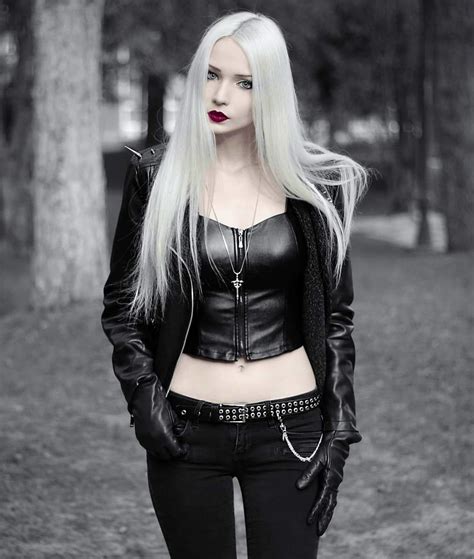 Pin By Jester On Platinum Blonde Gothic Fashion Fashion Gothic Outfits
