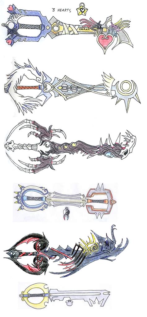 Keyblades Iii By Naorui On Deviantart