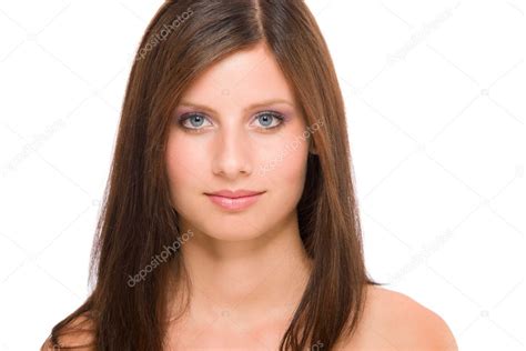 Beautiful Model Smiling Portrait — Stock Photo