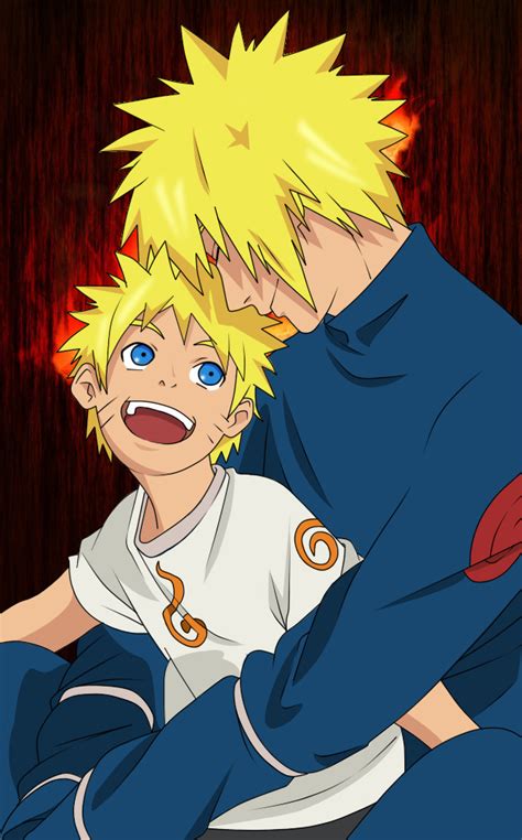 Minato And Naruto Father And Son By Pollo0389 On Deviantart