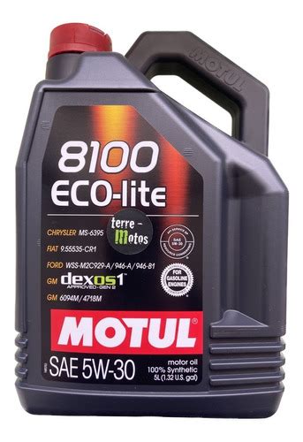 Aceite Motul 8100 Eco Lite 5w30 X5lt TERRE MOTOS