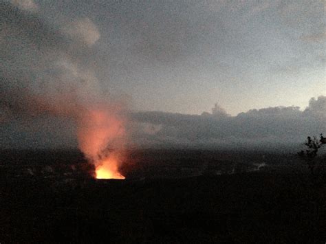 Halemaumau Crater Erupts January 2014 Hawaii Reporter