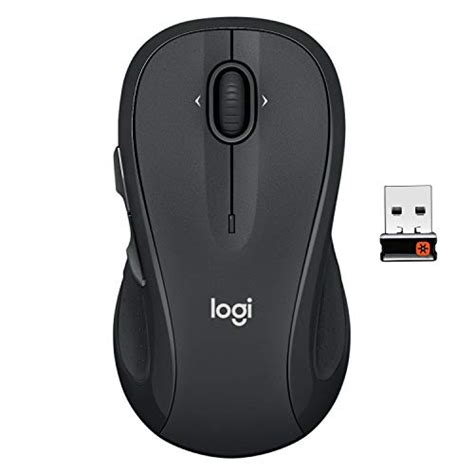 Logitech M510 Wireless Computer Mouse For Pc With Usb Unifying Receiver