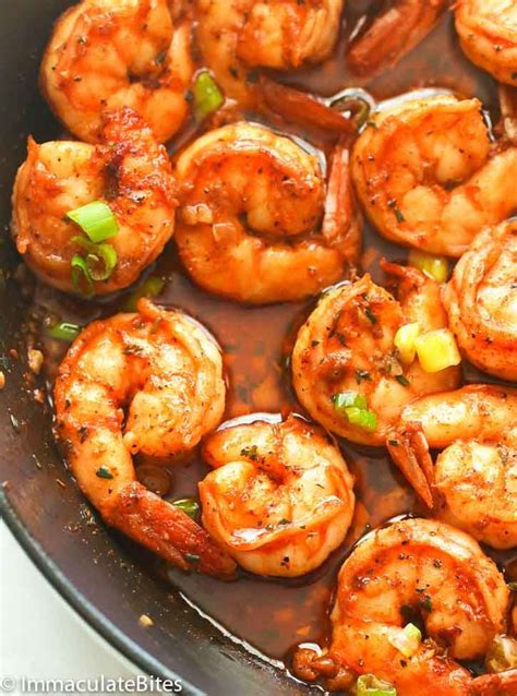 New Orleans Bbq Shrimp Juicy Bright And Spicy Fresh Shrimps