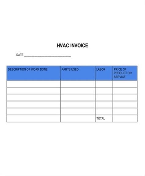 Entrepreneurs are motivated, passionate, and competitive. HVAC Invoice Template Examples
