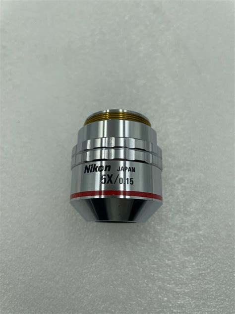 Nikon 5x015 Microscope Objective Lens Novus Ferro Pte Ltd