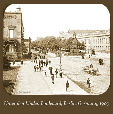 Unter Den Linden Boulevard Berlin Germany 1903 Photograph By A