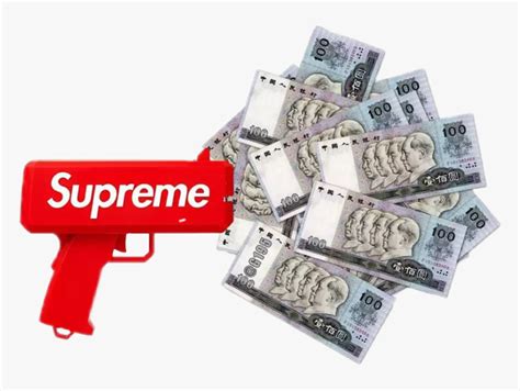 Dollar Clipart Supreme Supreme Money Gun Png Transparent Png