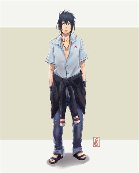 Modern Outfit Sasuke By Sharingandevil On Deviantart