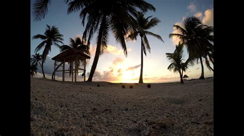 4k Belize Sunrise Over Ambergris Caye Sunset At Secret Beach Youtube