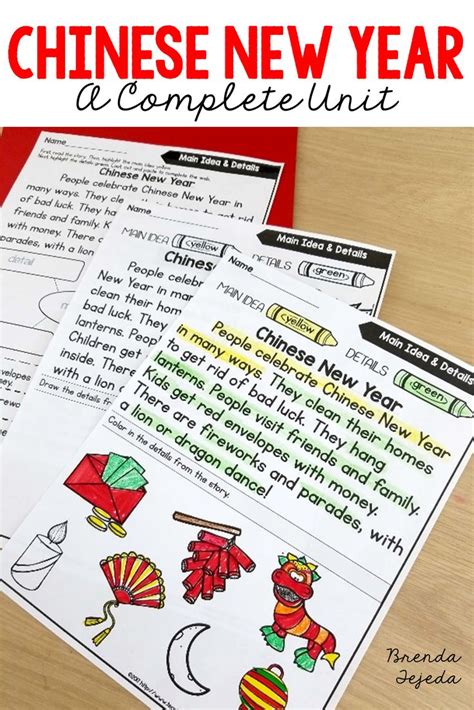 This Resource Has Activities For Chinese New Year Including Reading