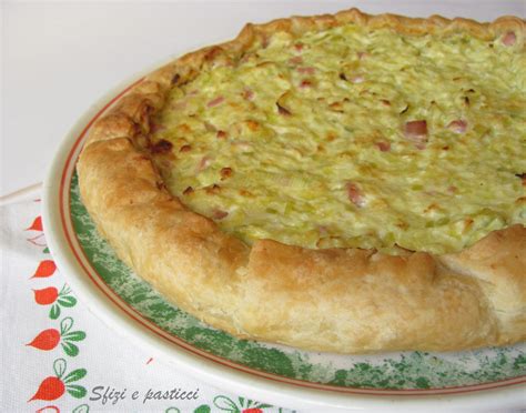 Sfizi e pasticci: Torta salata con ricotta, porri e ...