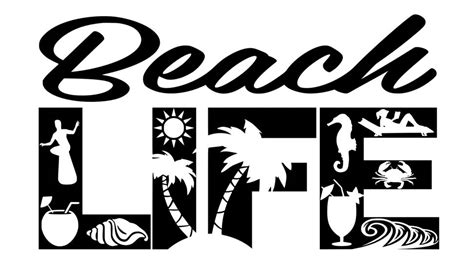 Free Beach Life Svg File Svg Files For Scan And Cut Svg Files For