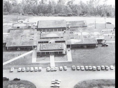 Here Is An Overhead View Of The Batesville High School In The 1970s