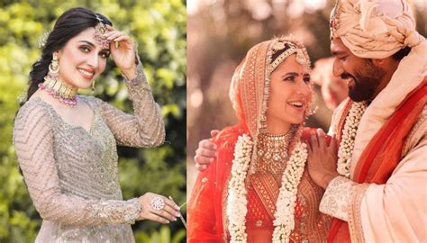 عائزہ خان کا کترینہ کیف اور وکی کوشل کی شادی پر خوشی کا اظہار