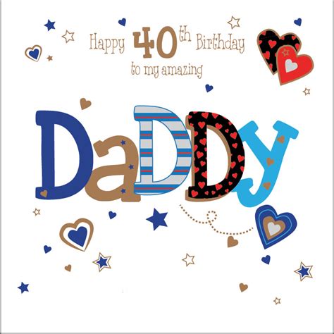 Funny 50th birthday invitation wording. Personalised 40th birthday card Daddy Dad husband ...